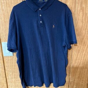 Polo by Ralph Lauren Men's Deep Blue Polo Shirt
